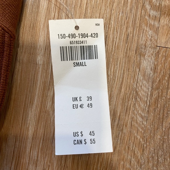 Abercrombie & Fitch Ribbed Brown Tank Top - Picture 3 of 3